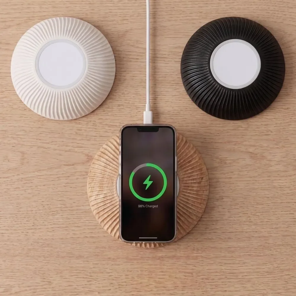 MagSafe iPhone Charger Included, Modern Flat Wireless Charging Dock